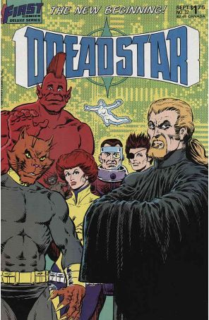 Dreadstar 32 published by First with cover art by Jim Starlin