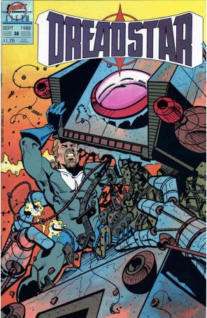 Dreadstar 38 published by First with cover art by Luke McDonnell