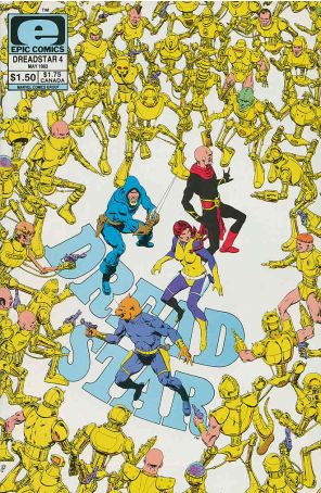 Dreadstar 4 published by Epic with cover art by Jim Starlin