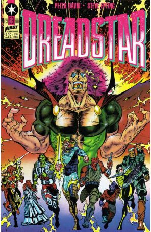 Dreadstar 59 published by First with cover art by Angel Medina