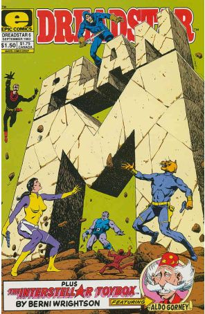 Dreadstar 6 published by Epic with cover art by Jim Starlin