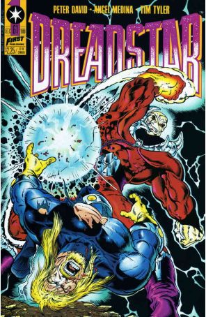 Dreadstar 61 published by First with cover art by Angel Medina