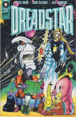 Dreadstar 62 published by First with cover art by Angel Medina