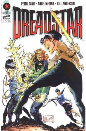 Dreadstar 64 published by First with cover art by Whilce Portacio