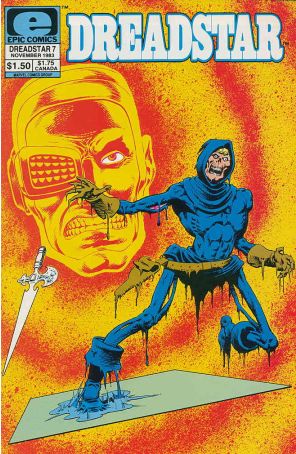 Dreadstar 7 published by Epic with cover art by Jim Starlin