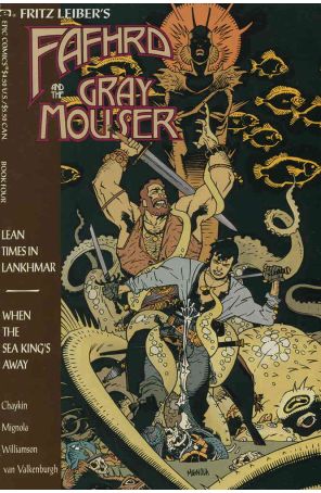 Fafhrd and the Gray Mouser 4 published by Epic with cover art by Mike Mignola