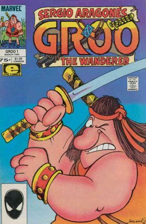 Groo the Wanderer 1 published by Epic with cover art by Sergio Aragonés