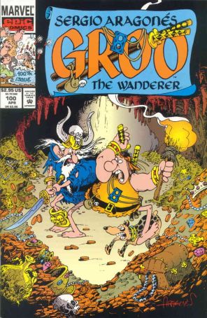 Groo the Wanderer 100 published by Epic with cover art by Sergio Aragonés