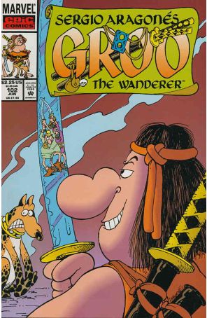 Groo the Wanderer 102 published by Epic with cover art by Sergio Aragonés