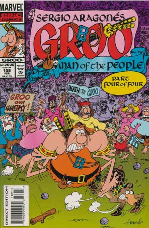 Groo the Wanderer 109 published by Epic with cover art by Sergio Aragonés