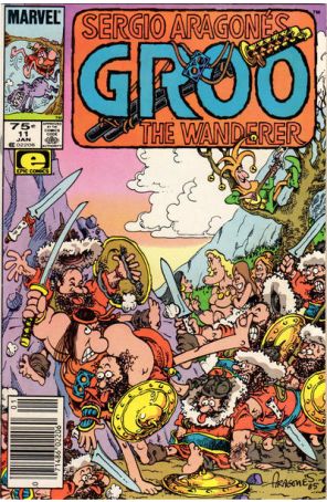 Groo the Wanderer 11 (Newsstand) published by Epic with cover art by Sergio Aragonés