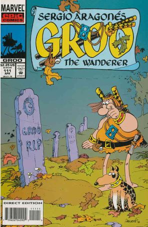 Groo the Wanderer 111 published by Epic with cover art by Sergio Aragonés