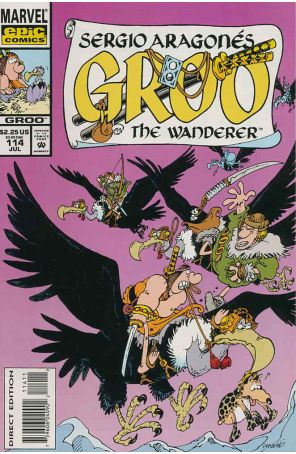 Groo the Wanderer 114 published by Epic with cover art by Sergio Aragonés