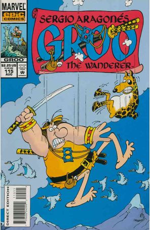 Groo the Wanderer 115 published by Epic with cover art by Sergio Aragonés
