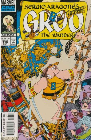 Groo the Wanderer 116 published by Epic with cover art by Sergio Aragonés