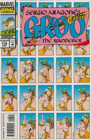 Groo the Wanderer 118 published by Epic with cover art by Sergio Aragonés
