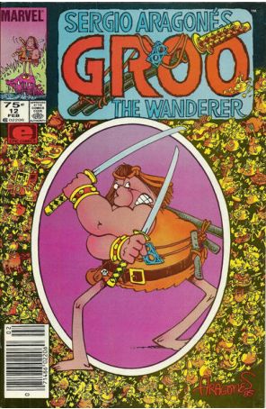 Groo the Wanderer 12 (Newsstand) published by Epic with cover art by Sergio Aragonés