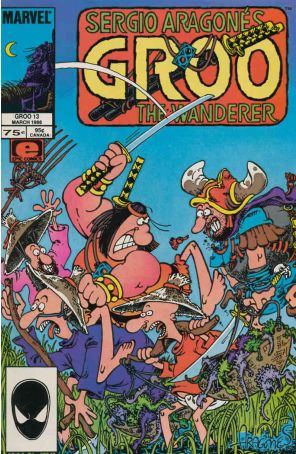 Groo the Wanderer 13 published by Epic with cover art by Sergio Aragonés