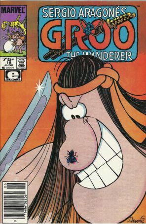 Groo the Wanderer 16 (Newsstand) published by Epic with cover art by Sergio Aragonés