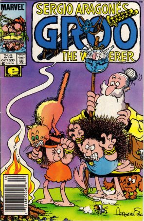 Groo the Wanderer 20 (Newsstand) published by Epic with cover art by Sergio Aragonés