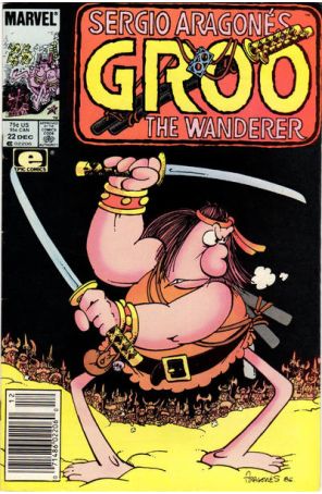 Groo the Wanderer 22 (Newsstand) published by Epic with cover art by Sergio Aragonés