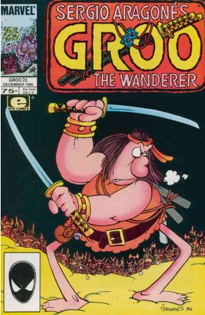 Groo the Wanderer 22 published by Epic with cover art by Sergio Aragonés