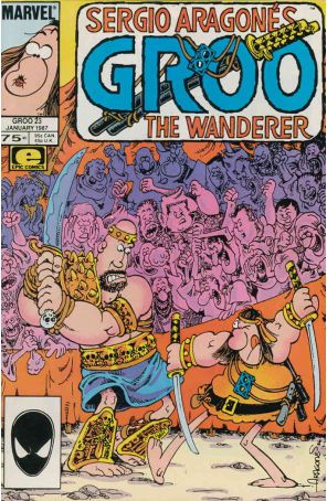 Groo the Wanderer 23 published by Epic with cover art by Sergio Aragonés