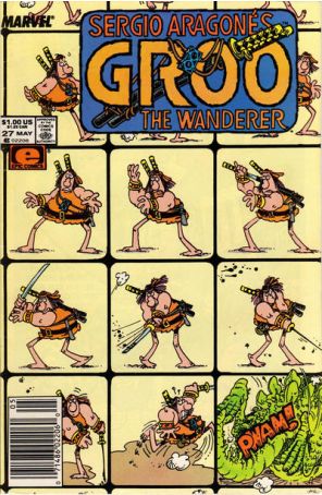 Groo the Wanderer 27 (Newsstand) published by Epic with cover art by Sergio Aragonés