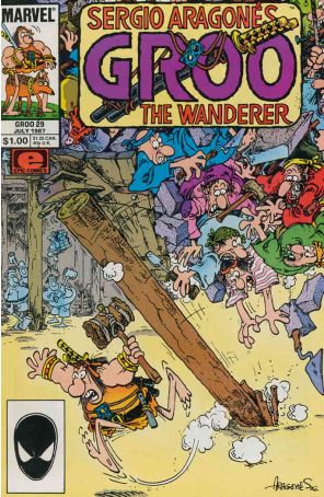 Groo the Wanderer 29 published by Epic with cover art by Sergio Aragonés