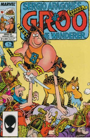 Groo the Wanderer 30 published by Epic with cover art by Sergio Aragonés