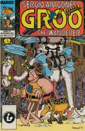 Groo the Wanderer 31 published by Epic with cover art by Sergio Aragonés