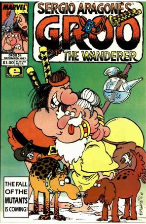 Groo the Wanderer 34 published by Epic with cover art by Sergio Aragonés