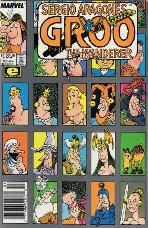 Groo the Wanderer 35 (Newsstand) published by Epic with cover art by Sergio Aragonés