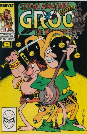 Groo the Wanderer 36 published by Epic with cover art by Sergio Aragonés