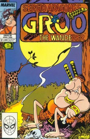 Groo the Wanderer 38 published by Epic with cover art by Sergio Aragonés