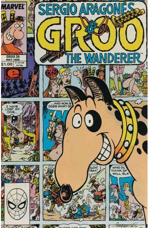 Groo the Wanderer 39 published by Epic with cover art by Sergio Aragonés