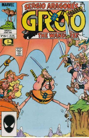 Groo the Wanderer 4 published by Epic with cover art by Sergio Aragonés