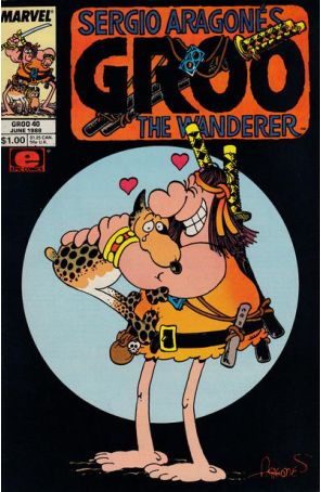 Groo the Wanderer 40 published by Epic with cover art by Sergio Aragonés