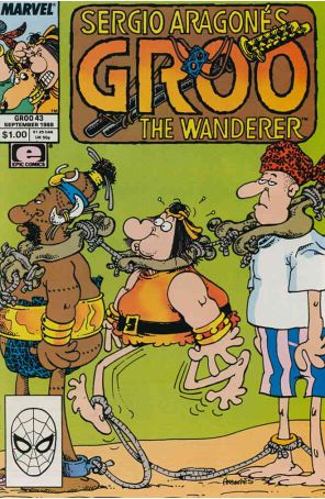 Groo the Wanderer 43 published by Epic with cover art by Sergio Aragonés