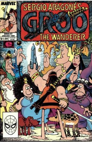 Groo the Wanderer 47 published by Epic with cover art by Sergio Aragonés