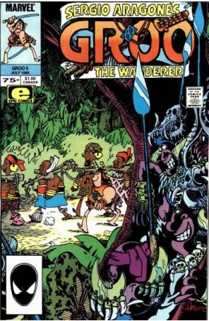 Groo the Wanderer 5 published by Epic with cover art by Sergio Aragonés
