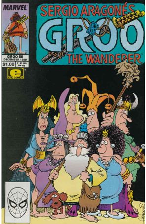Groo the Wanderer 59 published by Epic with cover art by Sergio Aragonés