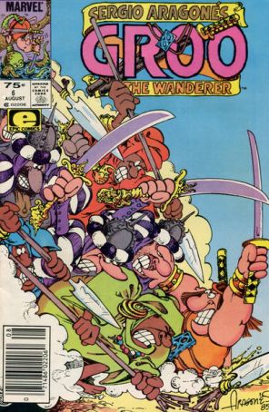 Groo the Wanderer 6 (Newsstand) published by Epic with cover art by Sergio Aragonés