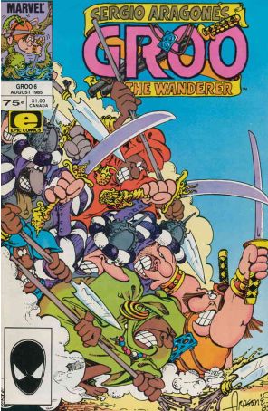 Groo the Wanderer 6 published by Epic with cover art by Sergio Aragonés