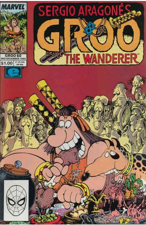 Groo the Wanderer 60 published by Epic with cover art by Sergio Aragonés