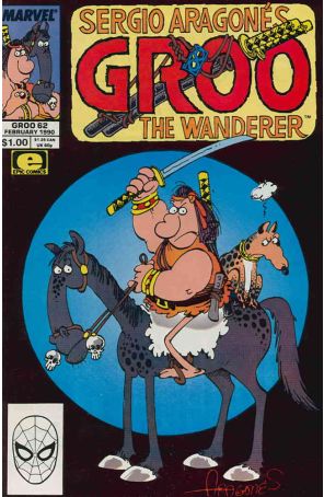 Groo the Wanderer 62 published by Epic with cover art by Sergio Aragonés