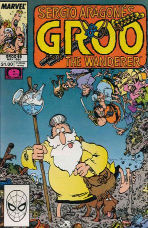 Groo the Wanderer 65 published by Epic with cover art by Sergio Aragonés