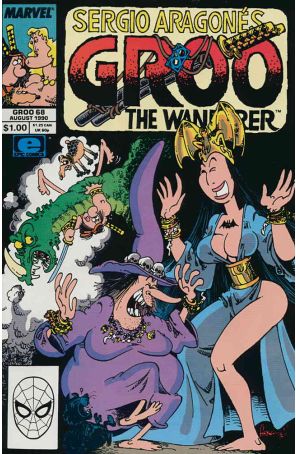 Groo the Wanderer 68 published by Epic with cover art by Sergio Aragonés