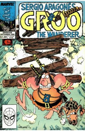 Groo the Wanderer 69 published by Epic with cover art by Sergio Aragonés