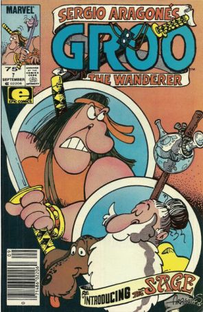 Groo the Wanderer 7 (Newsstand) published by Epic with cover art by Sergio Aragonés